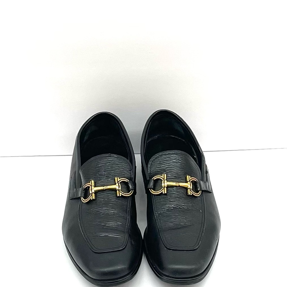 Salvatore ferragamo Scarlet double Gancini leather loafers